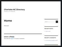Tablet Screenshot of charlottencdirectory.com